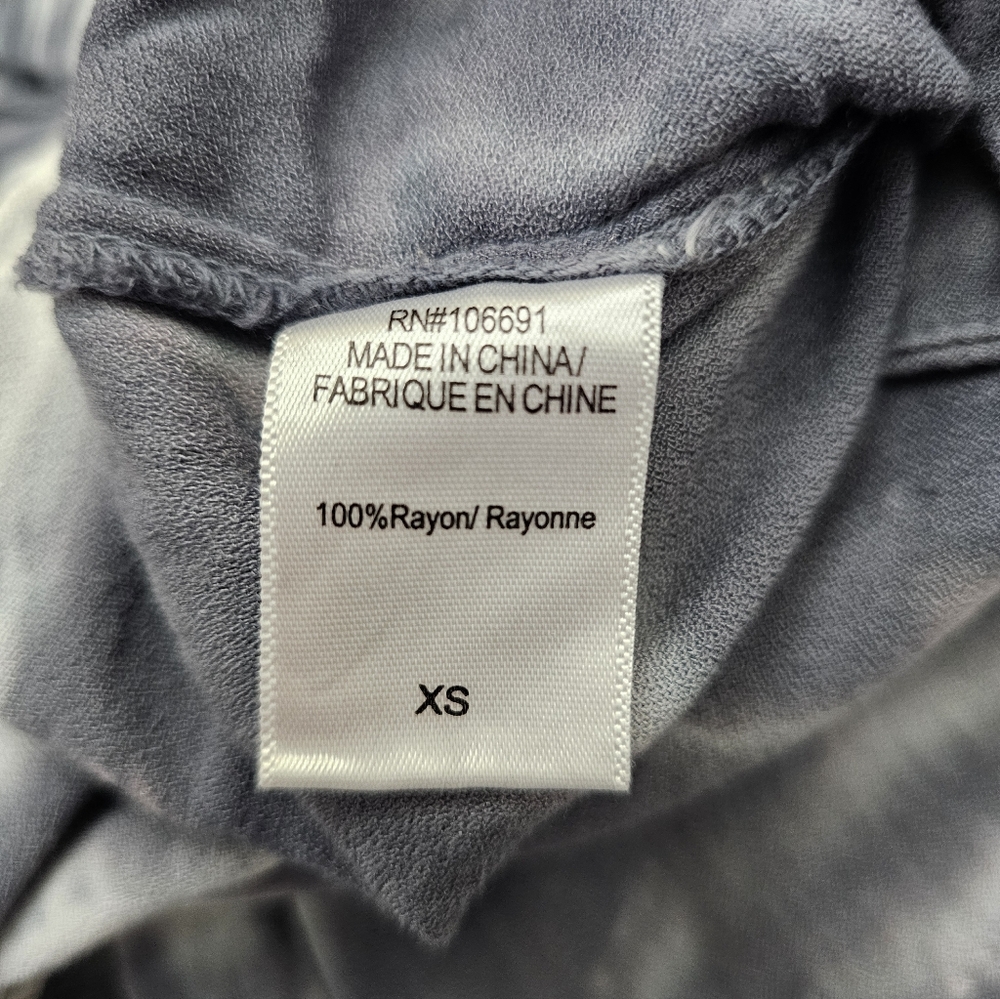 Young Fabulous & Broke Wide Leg Pants Size XS Grey & White - Picture 9 of 11